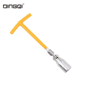 DingQi 16mm T 형 유니버설 소켓 렌치 범용 스파크 플러그 도구 소켓 렌치