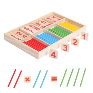 Juguetes Educativos de madera para niños, palo Digital Montessori, ayuda para enseñanza, matemáticas, aprendizaje - Product Image 3