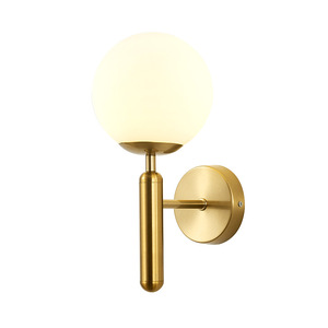 Lampe murale QiaoSheng dorée à LED E27 avec interrupteur, idéale pour chambre, salon et escalier - Product Image 5