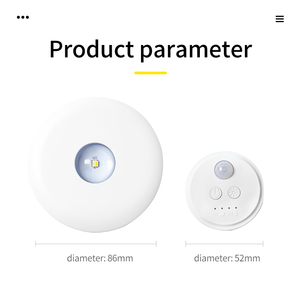 <span class=keywords><strong>Lampe</strong></span> de nuit intelligente à <span class=keywords><strong>LED</strong></span> avec capteur automatique, trois couleurs à intensité variable, alimentée par batterie, télécommande <span class=keywords><strong>pour</strong></span> éclairage sous armoire - Product Image 3