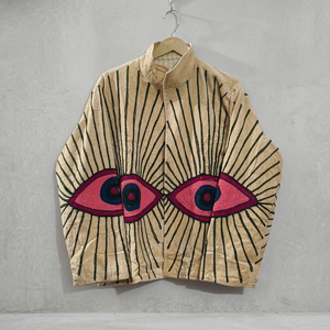 Veste matelassée respirante en velours rose brodée à la main, à col montant et manches longues, motif floral, pour femme, idéale pour l'hiver - Product Image 1