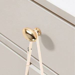 Wholesale Child-Safe Oval ABS Cabinet <strong>Knob</strong>, Single Hole Pull Non-Toxic Finish for Kitchen Bathroom Drawer, Free Screws - Product Image 5