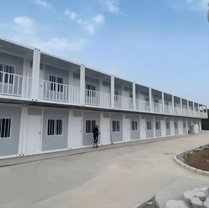 Casas Prefabricadas Transpirables de Estructura de Acero de Construcción Rápida KT, Taller, Hotel, Almacén, Uso en Exteriores, <span class=keywords><strong>Sitio</strong></span> de Construcción - Product Image 1