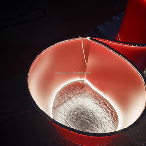 <span class=keywords><strong>Pintura</strong></span> Decorativa Espacial <span class=keywords><strong>de</strong></span> Diseño Moderno y Simple con Cinta Luminosa Artística Opaca Roja China para Vestíbulo <span class=keywords><strong>de</strong></span> Hotel, Villa o Empresa - Product Image 3