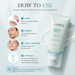 Lance Reef Safe Organic Private Label - Protezione Solare All'ingrosso Senza Residui Bianchi - Lozione Solare Quotidiana SPF50 con Estratto di Centella Asiatica del Madagascar - Product Image 5