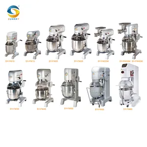 Sunrry Industrial Commercial 10l 20l 30l 60l 80l Kitchen Stand Planetary Food Batter Bread Dough Cake Mixer Machine For Bakery