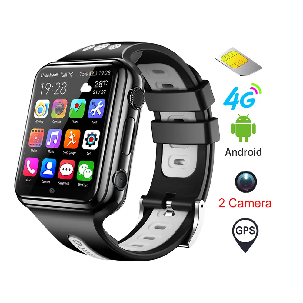 W5 mobile phone smartwatch 2 camera children wifi gps location SIM card 8GB 16GB android 4G kid smart watch W5