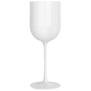 Sample <b>Reusable</b> White Colored Acrylic Wedding Red Wine Glass Unbreakable Plastic Wine <b>Cup</b> - Product Image 1