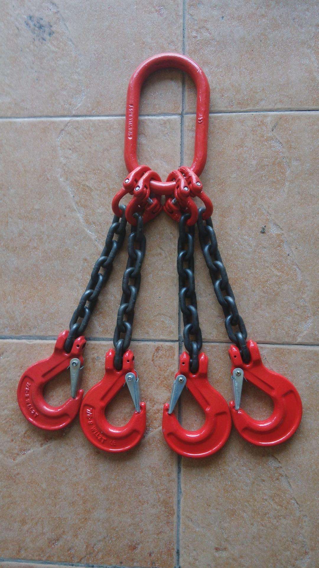 强g80合金钢吊链吊索吊钩