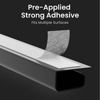 Ventes directes d'usine, best-seller, accessoires pour la maison de Ningbo, gaine de câbles autocollante flexible, taille ajustable, gestion des câbles sous le bureau
