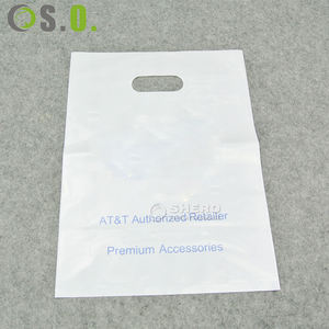 Bolsas de Mano Personalizadas con Fondo Plano y Asas Resistentes para Compras, Tiendas de Regalos, Empaque de Ropa, Bolsas de Plástico - Product Image 4