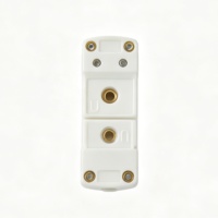Connecteur de thermocouple de type U, mini prise mâle/femelle en plastique blanc, IP20, température maximale 180°C, pour câblage de capteur de température
