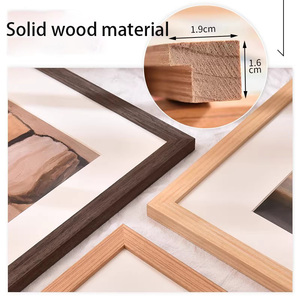 Marcos de <span class=keywords><strong>Fotos</strong></span> de Madera Sólida de Alta Calidad, Hechos a Mano, Ecológicos, Clásicos y Creativos, Venta al Por Mayor de Fábrica, para Mesa/Pared - Product Image 3