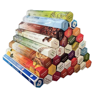 20 cây nhang trầm hương thủ công Trung Quốc trị liệu thiền định, trầm hương gỗ trị liệu, 40 mùi hương hỗn hợp: trầm hương, xô thơm trắng, hương mùa thu - Product Image 1