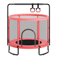 Mini Trampolín Hexagonal de Alta Calidad para Interiores con Cuerdas Elásticas y Componentes de Plástico para Ejercicio Femenino