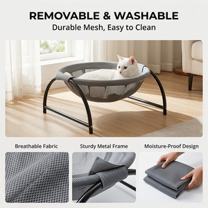 Cama para Mascotas Transfronteriza, Universal para las Cuatro Estaciones, Transpirable, Hamaca para Gatos, Cama Balancín Desmontable, Silla Cuna, Nido para Gatos - Product Image 6