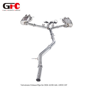 Tubo de Escape Valvetronic Catback para Audi A6L 2.0T AWD GFC 2024, Silenciador para Sonido de Auto Deportivo - Product Image 2