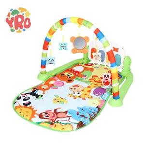 Hot-selling multi-functional play mats baby gym play mat crawl piano gym kick piano baby mat