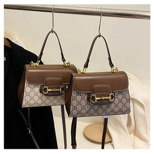 Bolso de Mano de Moda Estilo Europeo Retro para Dama. Forro de Fibra de Poliéster de Alta Calidad y Lujo. Con Patrones Geométricos.8826 - Product Image 6