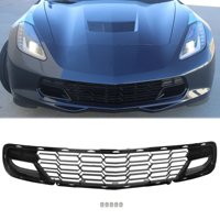Flyingsohigh calandre pour Chevrolet Corvette C7 Z06 Z51 2014-2019 sans caméra grille noire Auto Grill 23507619 22790956