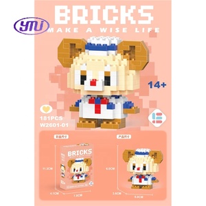 Venta al por mayor DIY <span class=keywords><strong>Mini</strong></span> personaje de dibujos animados figura de ladrillo rompecabezas juguetes niños regalos educativos juegos de bloques de construcción - Product Image 4