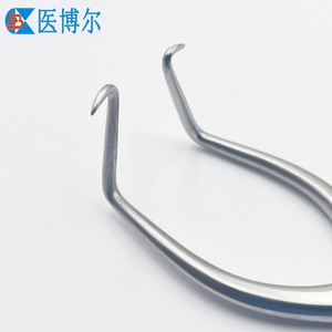 Fabricante y mayorista de retractores de acero inoxidable, equipo para mascotas, retractores de un solo gancho y múltiples dientes, 17 cm x - Product Image 1