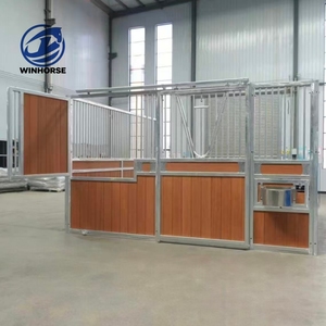 Establo Portátil para Caballos, Galvanizado en Caliente, de Lujo, con Puerta para Heno, Equipo de Primera Calidad para Cría de Caballos - Product Image 3