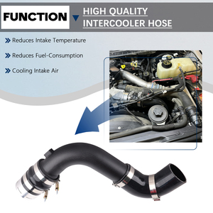 Kit de Mejora de Tubería de Intercooler Lateral Frío para Ford 6.7L Power Stroke Diesel 2017-2024, Aluminio de Alto Rendimiento ICP037-RD-BK - Product Image 4