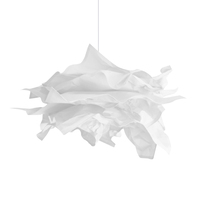 Lampes suspendues en papier bricolage faites à la main abat-jour blanc chambre Restaurant nuage suspension lampe décoration en papier