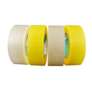 Wholesale Cheap 2 Inch 48mm 50m Transparent Yellow BOPP Packaging OPP Carton Sealing Tape With Acrylic