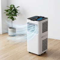 Climatiseur mobile portable en gros 12000 BTU avec compresseur, télécommande tactile, écran LED, ventilateur silencieux pour chambre et minuterie