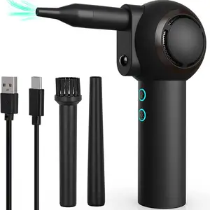 Điện không dây không khí Khăn lau bụi Blower sạc máy tính bụi Blower hộ gia đình bụi nén USB xe chân không di động