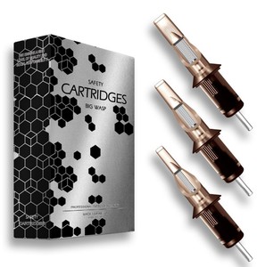 BIGWASP Premium grey evoluto tattoo needle-round cartucce camicie 1/3/5/7/9/11/13/14 / 15RL - Product Image 1