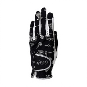 Offres Spéciales Cabretta-Leather de couleur noire haute performance Logo de haute qualité Gants de golf respirants tous temps aux meilleurs prix - Product Image 1