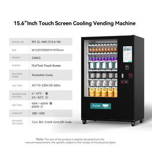 Tự động Hooking-loại đồ uống lạnh Máy bán hàng tự động đa thực phẩm/điện thoại di động/Ô/Áo mưa máy bán hàng tự động cho sử dụng thương mại - Product Image 3