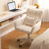 Chaise de bureau et d'ordinateur pour la maison, confortable pour le jeu et la coiffeuse, idéale pour les longues sessions assises