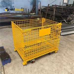 Gabbia Metallica Pieghevole Personalizzata per Trasporto e Stoccaggio con Ruote - Product Image 3