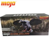 MOJO Outdoors KING Elite Series - Leurre de chasse au canard 3D en plastique haut de gamme avec mouvement rotatif pour la chasse aux oiseaux aquatiques