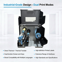 Máquina Impresora de Etiquetas Adhesivas de 600 Dpi, Impresora Térmica Industrial de Etiquetas, Máquina de Etiquetado Industrial, Impresora de Códigos de Barras