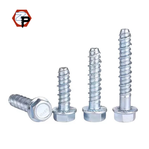 Anclajes de rosca autocortantes de cemento Tornillos autorroscantes de hormigón Anclajes Tornillos autocortantes de brida hexagonal - Product Image 1