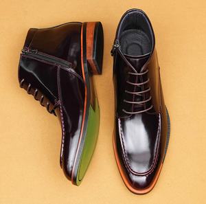 Mocasines de Plataforma con Cojín de Aire de Acero y Cuero Genuino Hechos a Mano de Alta Calidad para Hombre, Ideales para Bodas, Fiestas y Uso Casual - Product Image 6