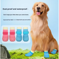 Classique Anti-saleté chaussures pour animaux de compagnie hiver chaud protection chien chaussures antidérapant imperméable