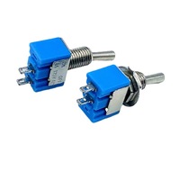 Interrupteurs à bascule miniatures 2 positions ON-OFF 2 broches SPST 6A 250VAC MTS-101