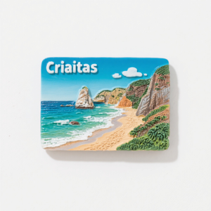 Imanes de nevera de alimentos personalizados para monumentos de la ciudad Decoraciones de cocina con exquisitos imanes de nevera de resina - Product Image 5