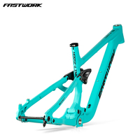 Cadre de vélo de montagne tout suspendu Enduro Cross à quatre bras articulés, cadre de VTT en alliage d'aluminium 27,5/29 pouces avec frein à disque