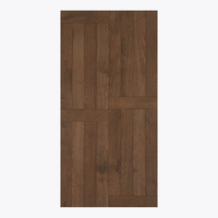 Carreaux de céramique imitation bois brun style médiéval, finition moulée numériquement, 600x1200mm, pour salons, chambres, salles de bain et couloirs intérieurs