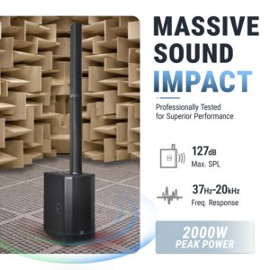 [Stock CN] AC22TD3 Livraison Rapide Système Audio Sonore Portable Professionnel Haut-parleur Colonne Actif AC22TD3 Disponible - Product Image 5