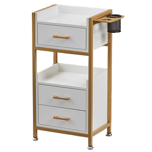 Estaciones de Salón Portátiles Modernas K, Muebles de Barbería, Carrito de Peluquería, Gabinete Multifuncional con Estantes para Herramientas, Sala de Estar - Product Image 4