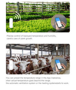 สถานีตรวจอากาศทูย่า ไวไฟพร้อมเซ็นเซอร์ 3 ตัว Wifi+RF433 เทอร์โมมิเตอร์ ไฮโกรมิเตอร์ รองรับการควบคุมด้วยเสียง สมาร์ทลิงค์ - Product Image 2