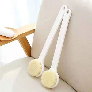 Multi-Functional Long Handle Cleaning <b>Brush</b> White Soft Bristles with <b>Round</b> Head Design - Product Image 6